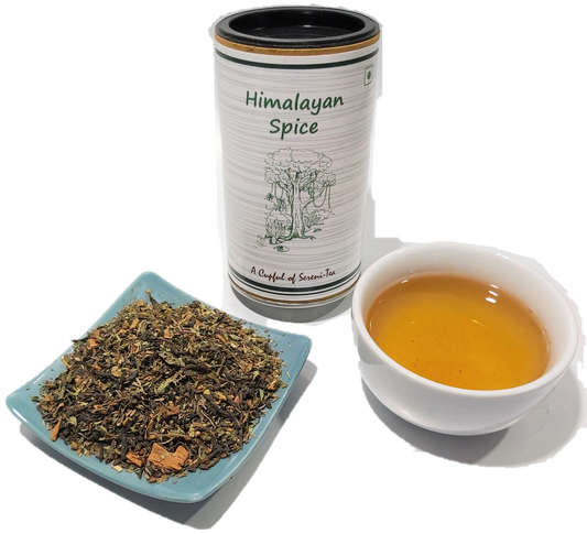 Himalayan Spice Green Tea| Herbal Immunity & Digestion Boosting Blend