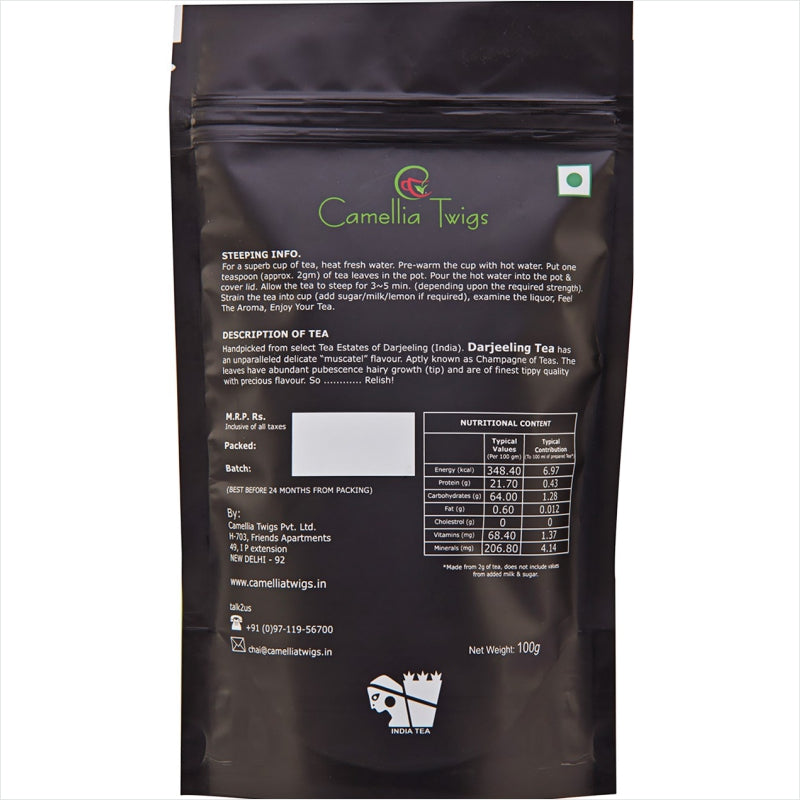 Single Estate Tippy Muscatel Summer Flush Darjeeling Black Tea