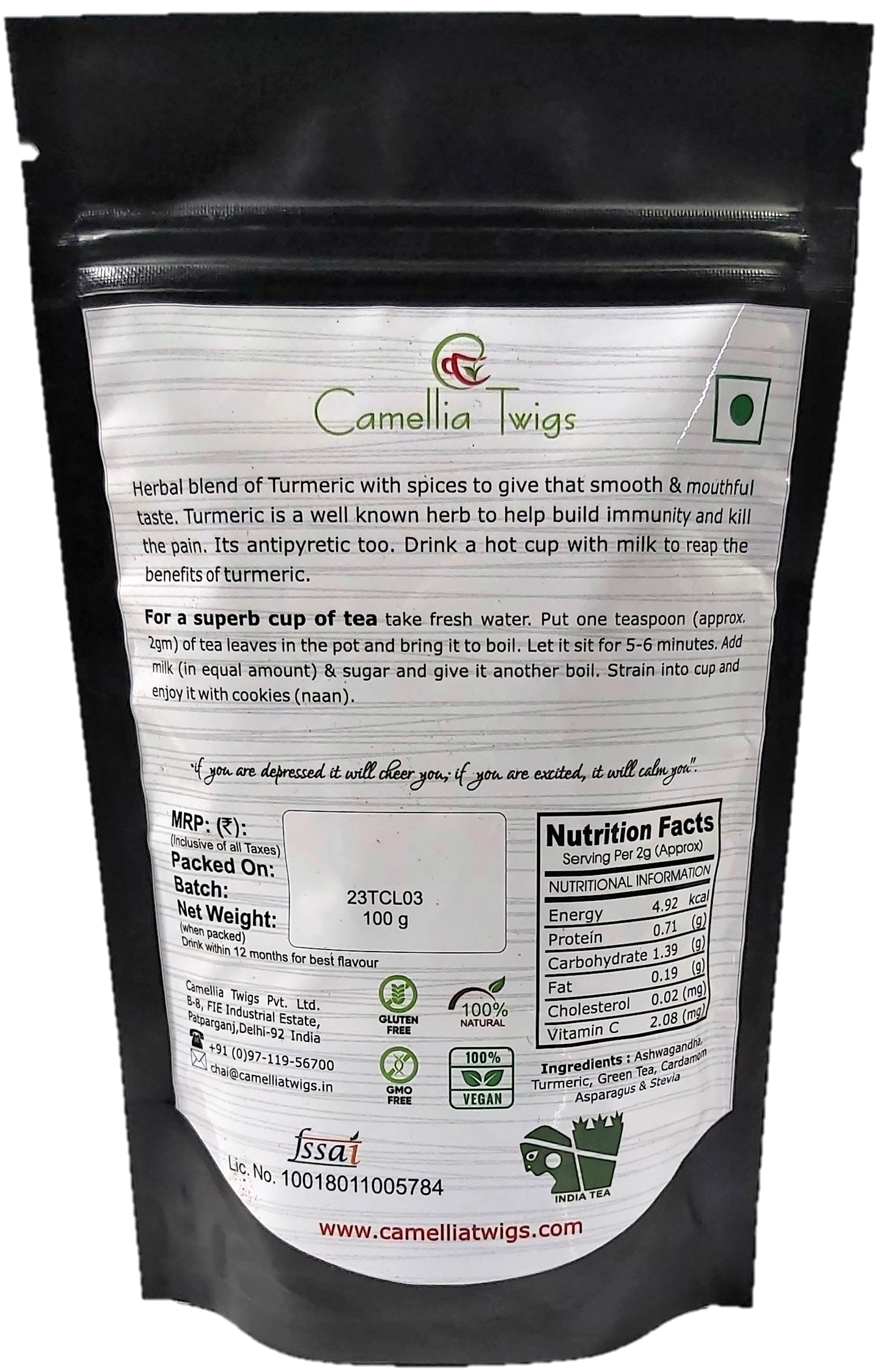 Inner Veda Green | Caffeine-Light Herbal Wellness