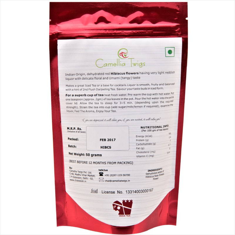 Hibiscus Tea | Herbal Caffeine-Free Tea for Immunity & Heart Health