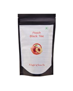 Camellia Twigs Peach Black Tea l Fruit Tea l 100 gm Pouch l 75 Cups
