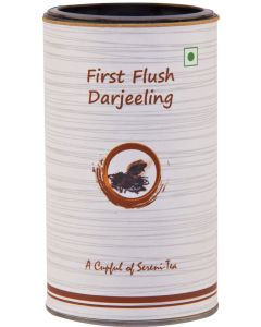 Camellia Twigs 1st Flush Darjeeling Black Tea l 50 gm Reusable Can l 25 Cups