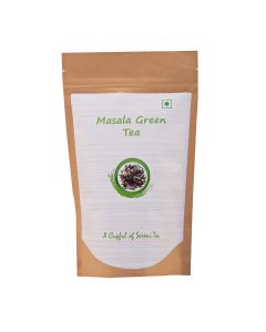 Camellia Twigs Masala Indian Whole Spiced Green Tea l Masala Green Tea l 100 Grams Pouch l 100 Cups