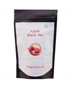 Apple Cinnamon Black Tea by Camellia Twigs | Fruit Tea l 100 gm Pouch l 100 Cups